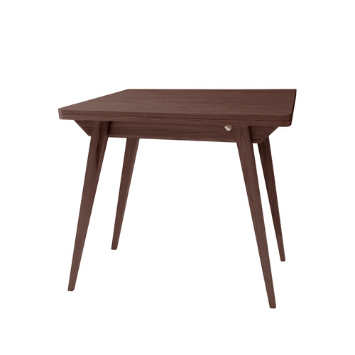 ENVELOPE Extendable Dining Table 90x65cm Walnut-stained Top