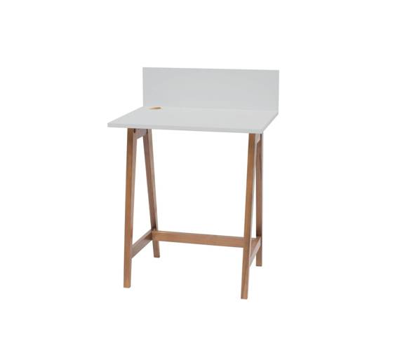 LUKA Writing Desk 65x50cm Oak / Light Grey