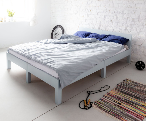 DABI Bed W 160cm x L 220 cm / Light Grey