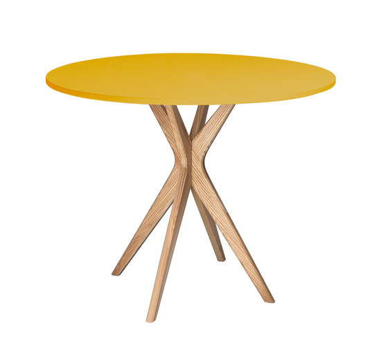 Kleine ronde eettafel JUBI 60cm Bremgeel