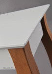 LILLO Table console 85x35cm Noir