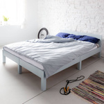 DABI SUPER KING Bed W 200cm x L 200cm Chalk White