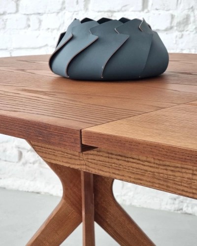JUUBI Table à Manger Ovale Extensible 180x90cm en Chêne