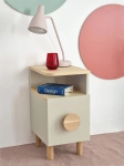 Table de nuit étroite avec tiroir DABI MINI Gauche Bleu Navy