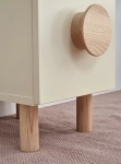 Table de nuit étroite avec tiroir DABI MINI Gauche Jaune Genët